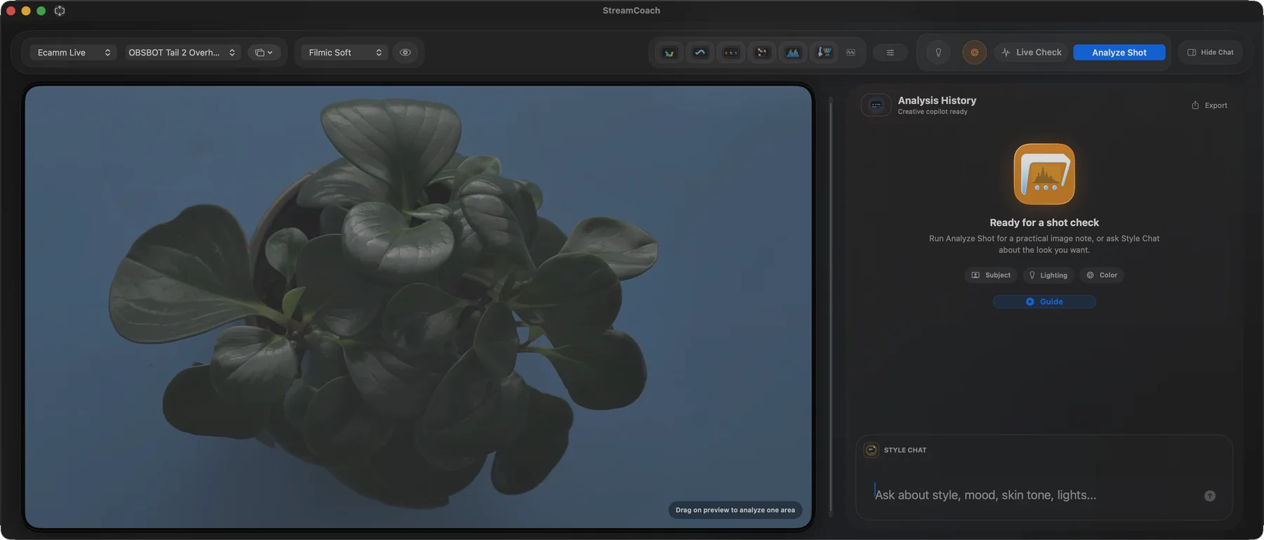 StreamCoach product tour screenshot 11: Scopes
