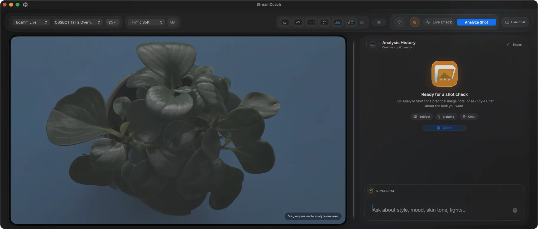 StreamCoach product tour screenshot 14: Analyze